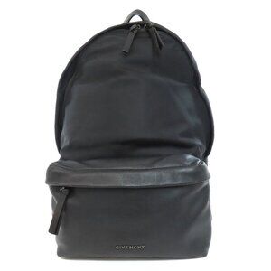 GIVENCHY Backpack Nylon Material Leather Classic Black